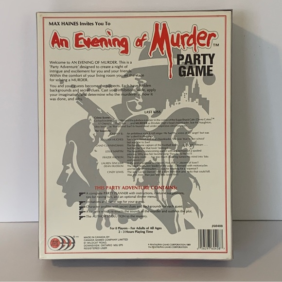 An Evening of Murder Party Game - Picture 2 of 3